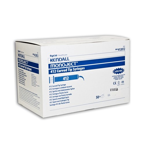 MONOJECT 12ML SYRINGE CURVED TIP SINGLE