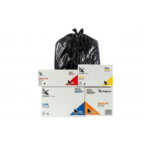 Garbage Bags Light Black 20x22 500/cs