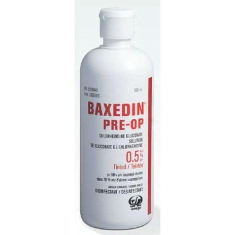 Baxedin Pink Pre-Op 0.5% 500ml 20/CS