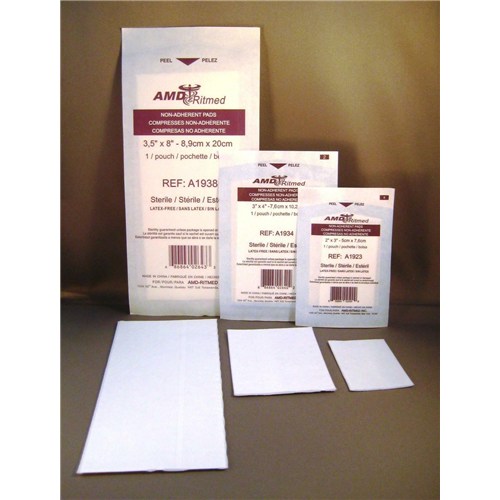 Non Adherent Pad 2X3  100/12BX/CS