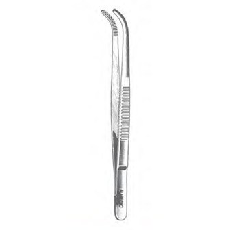 Dressing Forcep Curved 4.5"
