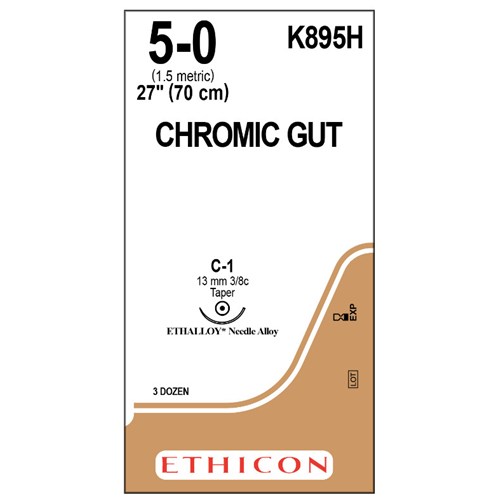Chromic Gut 5/0 C-1 36/bx