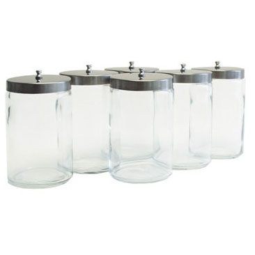 Glass Jar Unlabeled 7" w/ Lid 6/CS Glass Jar Unlabeled 7" w/ Lid 6/CS