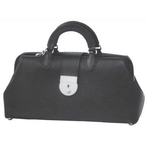Doctor Bag Black Leather - Economy