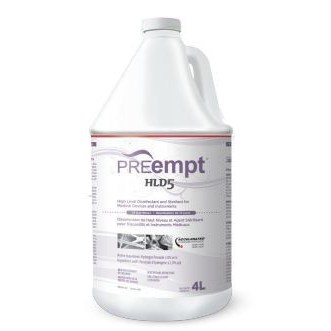 PREempt HLD5 High Level Disinfectant 4/c
