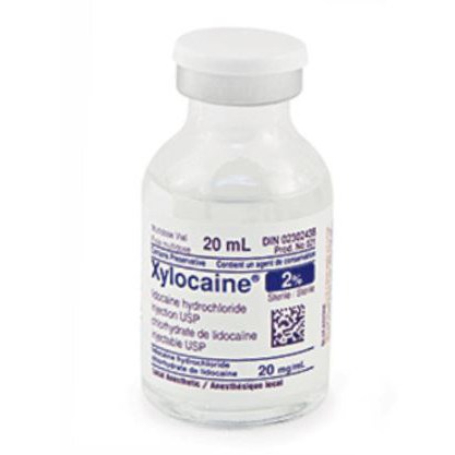 Xylocaine 2% Plain 20ml 10vials/cs