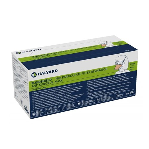 Fluidshield N95 Small 35/6bx/cs Fluidshield N95 Small 35/6bx/cs