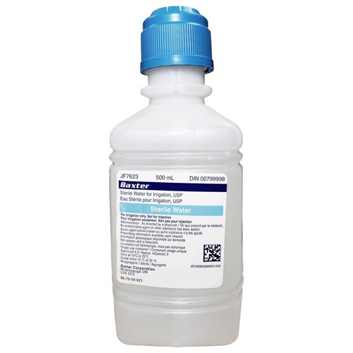 Irrigation Sterile Water 500ml 15BT/CS