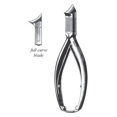 Nail Nipper Front Cutting Curved 5.5"
