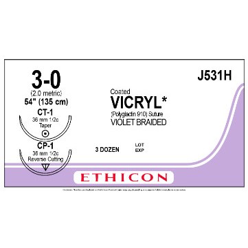 VICRYL 3/0 CT-1,CP-1 36/BX
