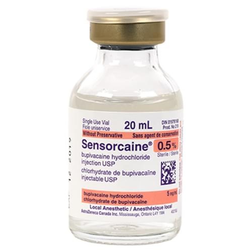 Sensorcaine 0.50% Plain 20ml 10/BX
