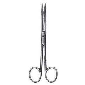 Baby OR Scissors Left Straight S/S 5"