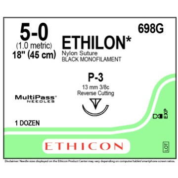 ETHILON 5/0 P-3 12/BX