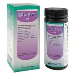 BIOSTRIP U7 URINE STRIPS 100/BX BIOSTRIP U7 URINE STRIPS 100/BX