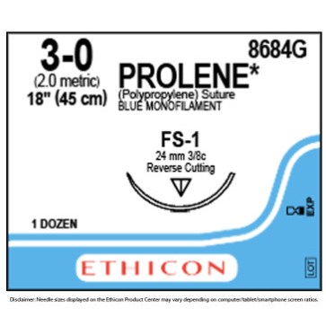 PROLENE 3/0 FS1 12/BX