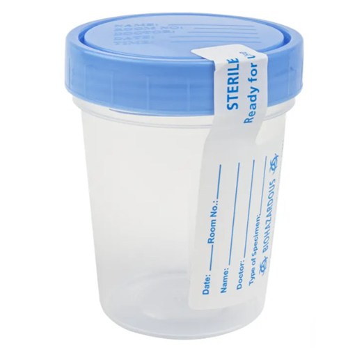 Specimen Container 4oz, Sterile 100/CS