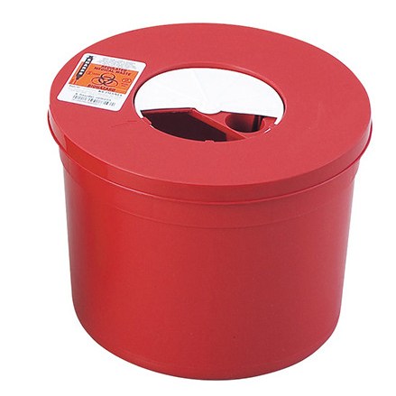 5QT ROUND SHARPS W/ROTOR RED 40/CS