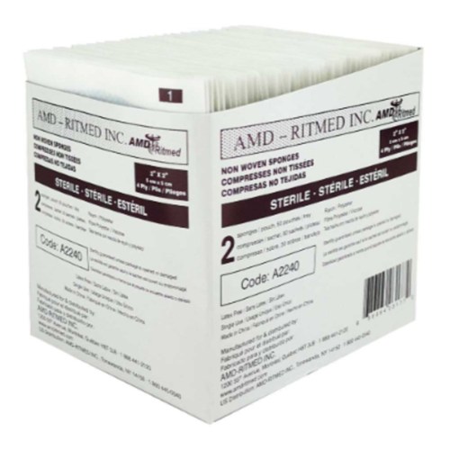 Gauze NW 2x2 4ply 2/50ev/30ty/cs