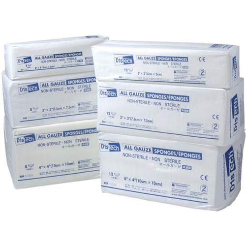 GAUZE 2X2 12ply 200/40BG/CS