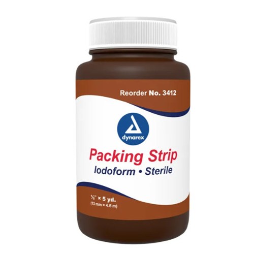 Iodoform Strip 1/2x5yd 12bt/cs