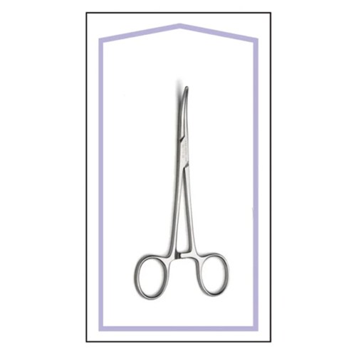 Kelly Forcep 5.5" Curved Sterile