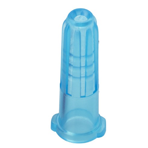 SOL-M Syringe Tip Cap Blue 200/10bx/cs