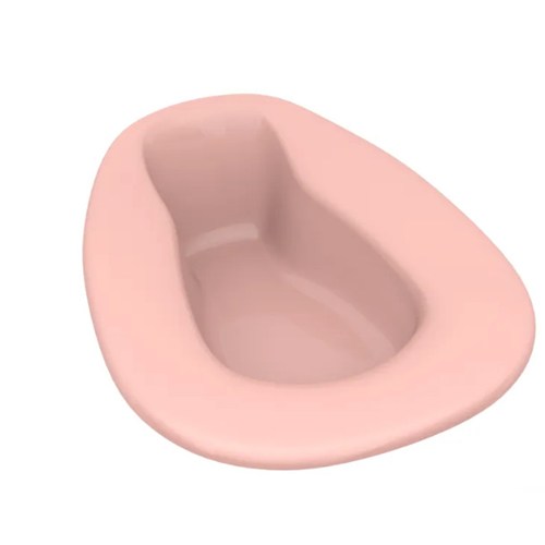 Bed Pan Stackable Mauve Disposable 50/Cs