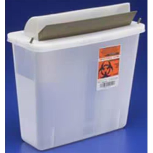 Sharp cont 5qt w/mailbox lid 20/cs Clear