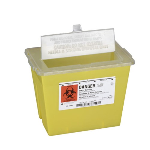 Sharps Container Yellow 2 Gallon 30/CS
