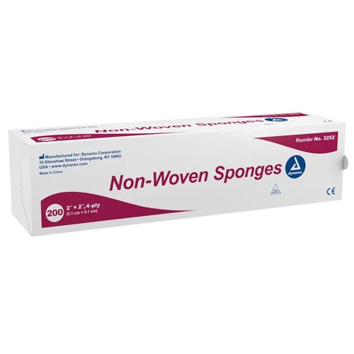Gauze Non-Sterile 2x2 4ply 200/20BG/CS