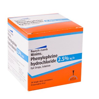 Phenylephrine HCL 2.5% 20/bx