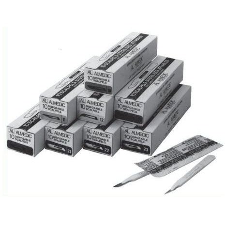 Scalpel #11 Sterile Stainless Steel 10/B