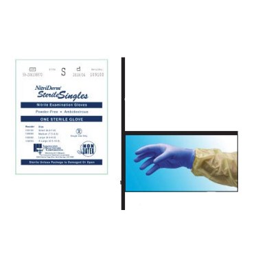 NitriDerm Sterile Singles XLG 100/4BX/CS