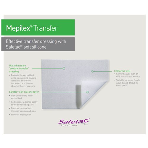 Mepilex Transfer 15cmx20cm 5/box