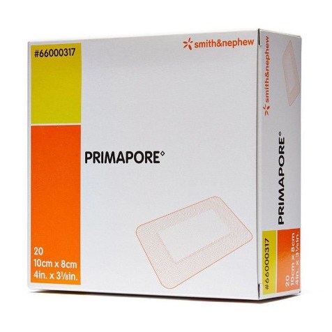 Primapore 8x10cm 20/10BX/CS