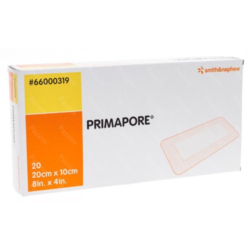 Primapore 10x20cm 20/10BX/CS