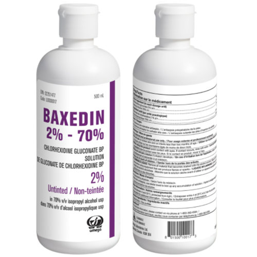 Baxedin 2% Untinted 500ml 20/cs