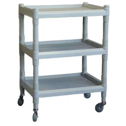 Plastic Cart 3 Shelf 14"x21.5"x37.6"