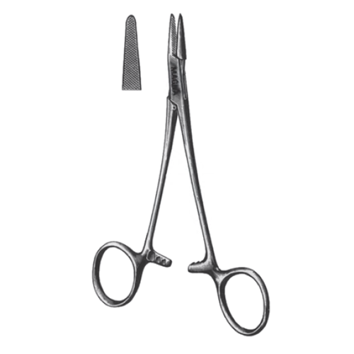 Baumgartner Needle Holder TC 5.5"