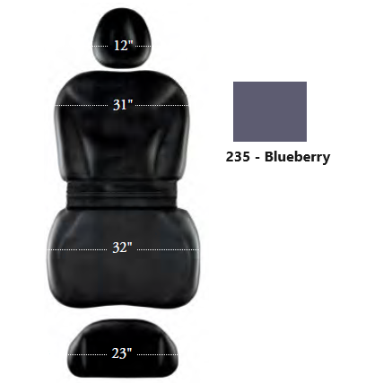 Upholstery Top Premium 32" Blueberry