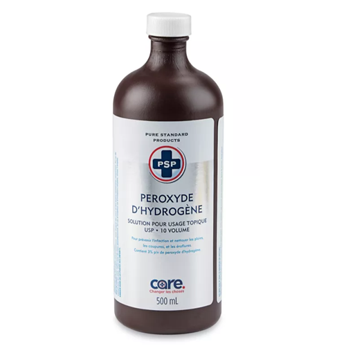 HYDROGEN PEROXIDE 3% 500ML 8/BX