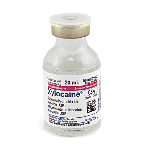 Xylocaine 0.5% Plain 20ml 10vials/cs