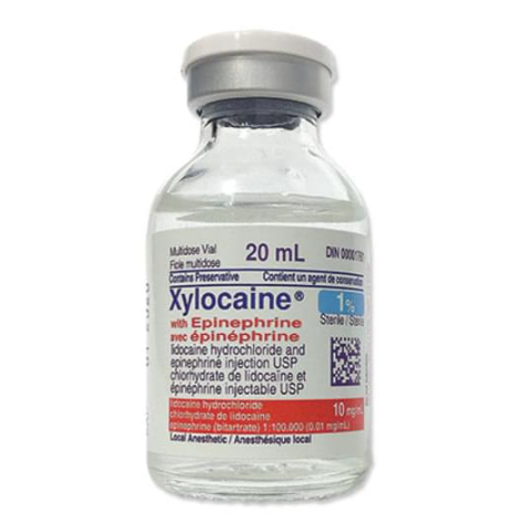 Xylocaine 1% w/Epi 20mL 1:200m 10vial/cs