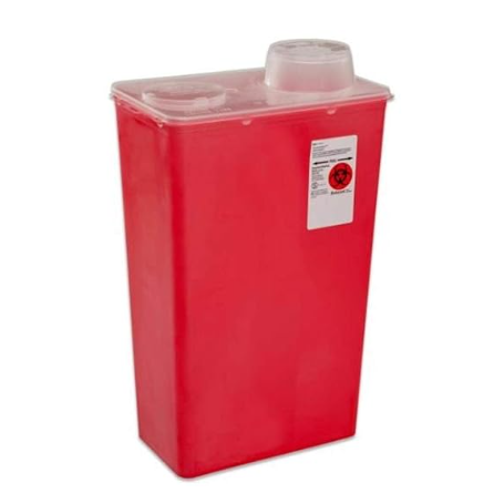 MONOJECT 4QT CHIMNEY SM RED LID 40/CS