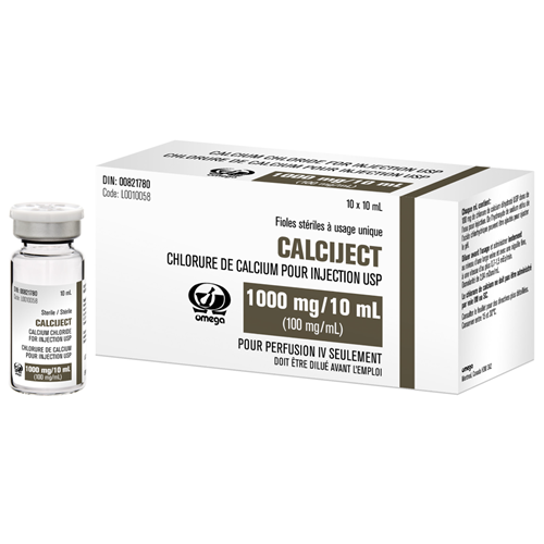 Calciject Calcium Chloride Inj 10ml 10/b
