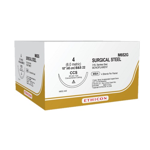 STEEL MONO GEN. CLOSURE 3/0 CP1 12/BX
