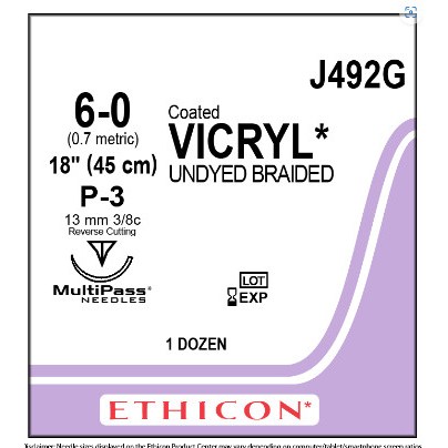 VICRYL 6/0 P-3 12/BX