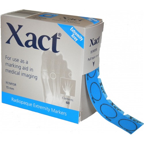 Radiopaque Extremity Marker 15mm 60/bx