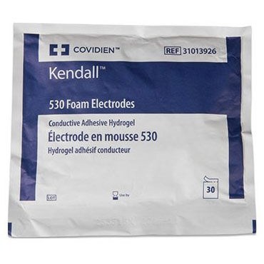 Kendall 530 Foam Electrodes 30/20PK/CS Kendall 530 Foam Electrodes 30/20PK/CS