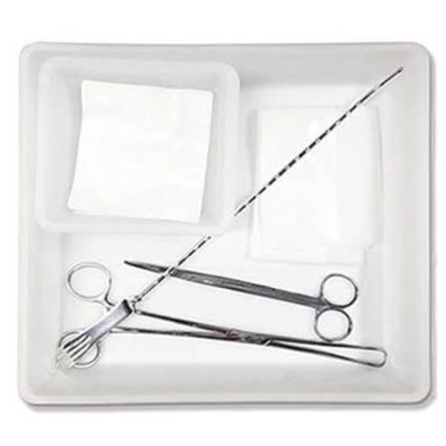 IUD Insertion Tray Disposable 10/cs